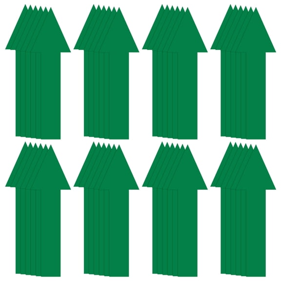 Uxcell 48-Pack Arrow Sticker, 6 Inch Self Adhesive Arrow Sign for Floor Road Wall Office Marking, Waterproof Arrow Stickers [Green]