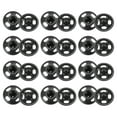 thumbnail image 1 of Uxcell 48 Set Sew-on Snap Buttons 6mm Metal Snap Fastener Buttons, Black, 1 of 7