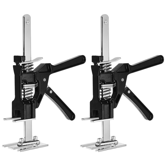 Uxcell 485 lb Load-Bearing 4.5" Height Adjustable Labor Saving Handle Jack 2Pcs