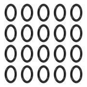 Uxcell 48Pcs AS-113 Nitrile Rubber O-Rings, 9/16" ID, 3/4" OD, 3/32" Width Round Seal Rings Gasket for Automotive Machine Faucet Seal Repair Plumbing Compressor, 70 Durometer, Black