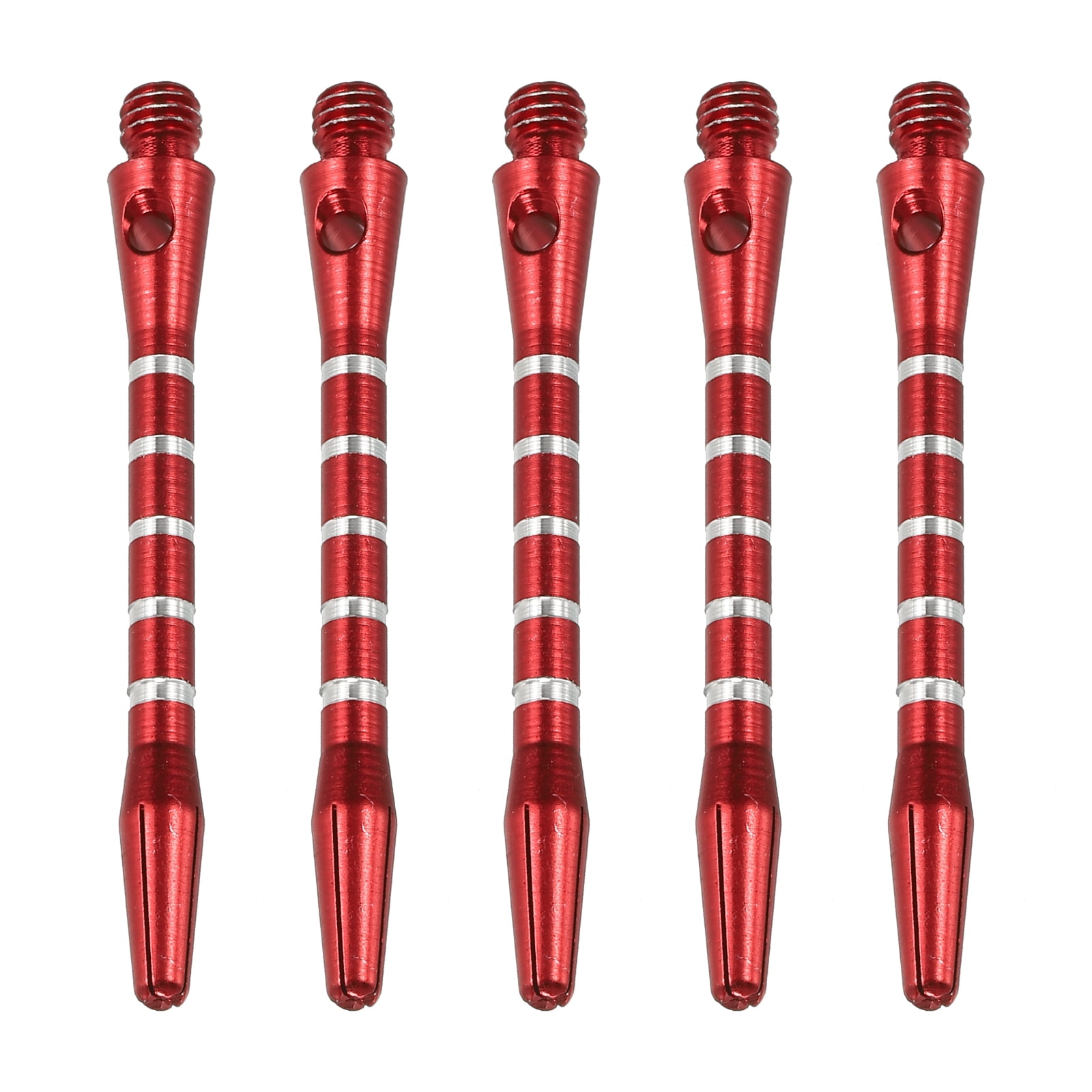 3-Pack 2" 2BA Red/Silver Aluminum Dart Shafts | Replacement Shafts For Darts