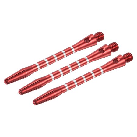 Uxcell 48mm Dart Shafts, 2BA Thread Aluminum Dart Stems - 3 Pack (Red)