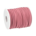 thumbnail image 1 of Uxcell 49.21 Yards 2.6mm Flat Leather Cord Suede String for DIY Crafts, Dark Pink 1 Roll, 1 of 6