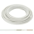 thumbnail image 1 of Uxcell 49.2Ft 13AWG Mica Glass Fiber Solid Electric Wire, White, 1 of 7