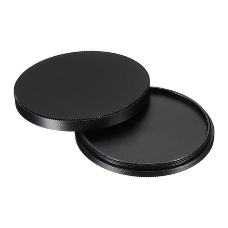 Uxcell 49mm Lens Filter Stack Cap Aluminum Alloy Circular Filter Stacks Black