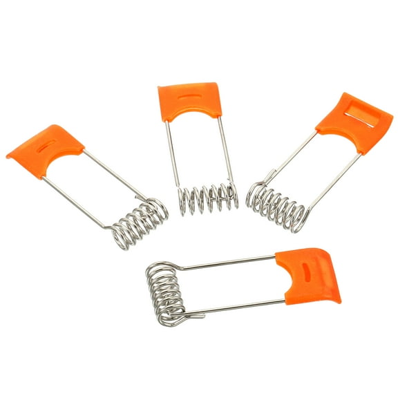 Uxcell 49x17mm Fix Clamps for Ceiling Lamp Recessed Light Downlight Spring Clips 30 Pack
