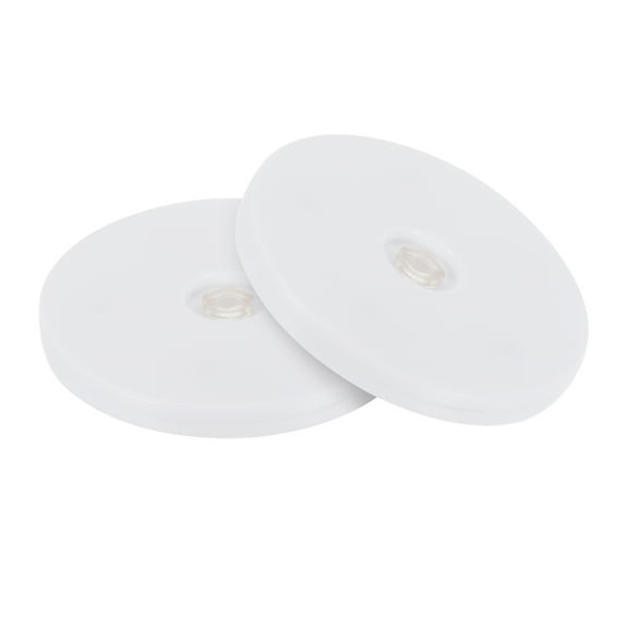 Uxcell 4Inch Lazy Susan Turntable Acrylic Ball Bearing Rotating Tray for Spice Rack Table Cake Kitchen Pack of 2(White)