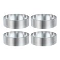 thumbnail image 1 of Uxcell 4PCS English Muffins Rings 2.36 Inch Crumpet Rings Stainless Steel Pastry Ring, 1 of 1