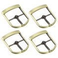 thumbnail image 1 of Uxcell 4Pack 0.98" Single Prong Belt Buckle Oval Center Bar Buckles for Belt, Bronze, 1 of 6