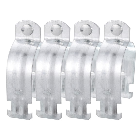 Uxcell 4Pack 1-7/8" EMT Strut Clamps Steel with Bolt Nut for Rigid Conduit and Pipe