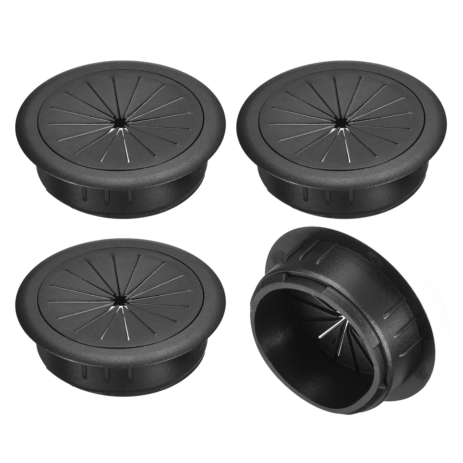 Ruota TELLURE Per Sedia, Attacco A Piastra In Nylon Grigio / Argento - Foto 4