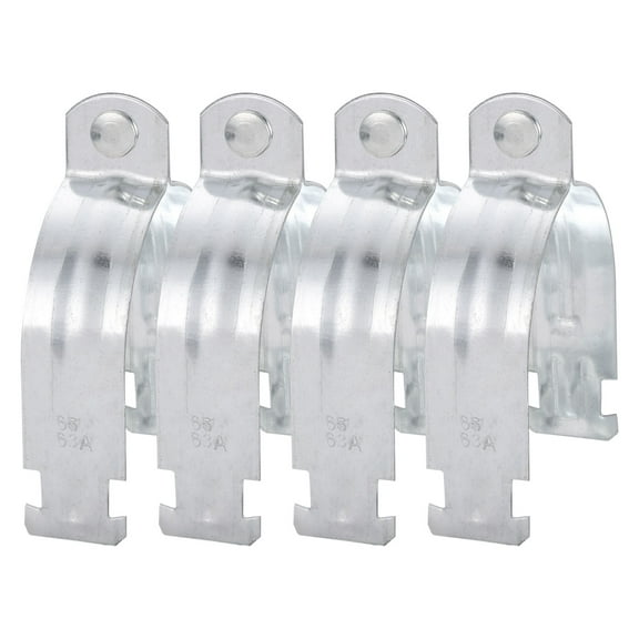 Uxcell 4Pack 3" EMT Strut Clamps Steel with Bolt Nut for Rigid Conduit and Pipe