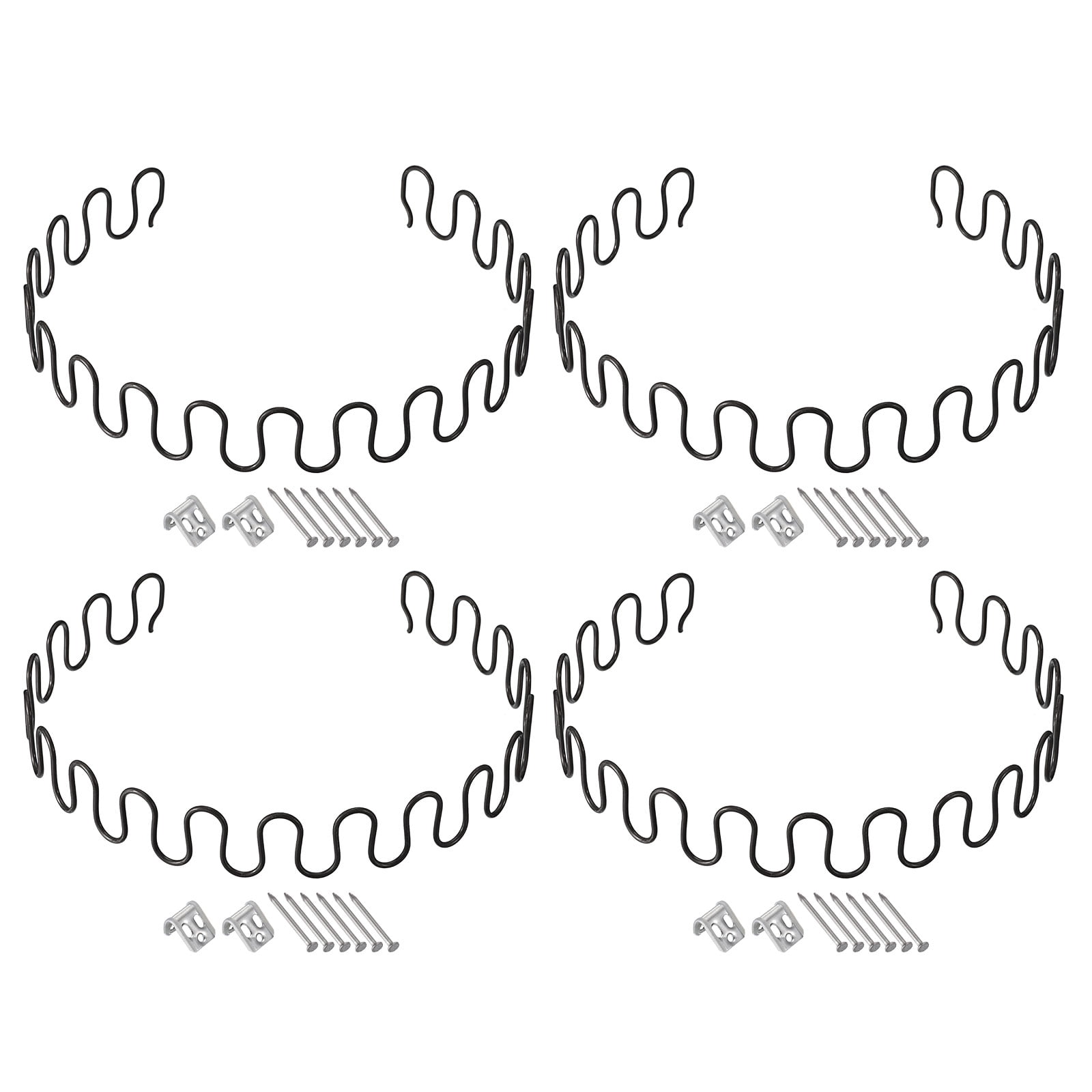 Uxcell 4Pack 31.5" Round Sofa Spring Replacement Kit for Furniture