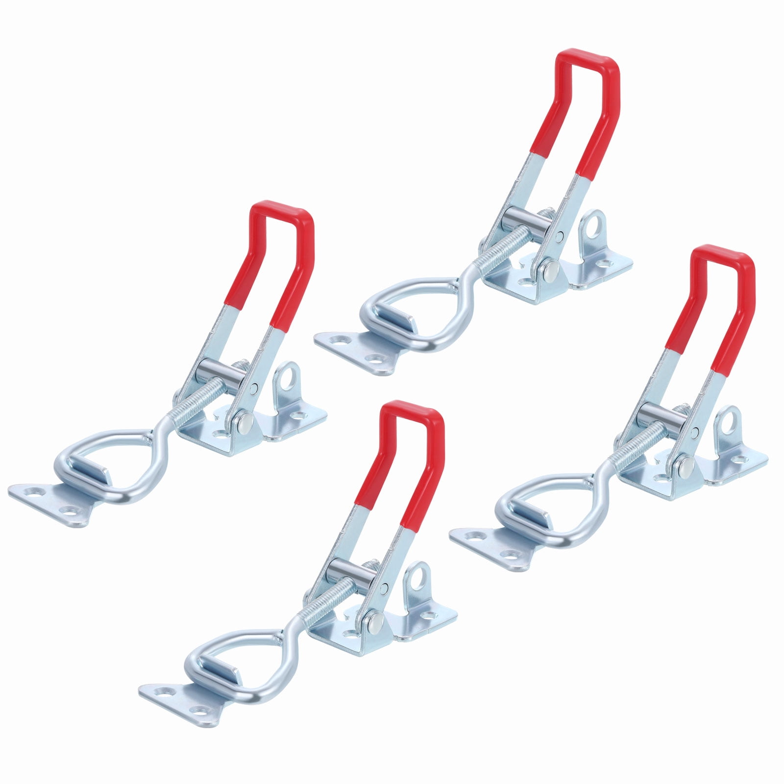Uxcell 4-Pack Concealed Draw Toggle Latch – 1.83" Iron Clamp For Toolboxes, Cases, And Cleaners
