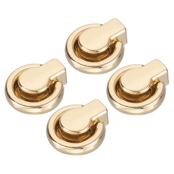 Uxcell 4Pack 7.7mm Ball Stud Rivet Screw Ball Post Head Buttons for DIY Leather, Gold