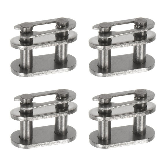 Uxcell 4Pack Chain Master Connector Link Roller 3/8" Pitch Stainless Steel for 06B Chain