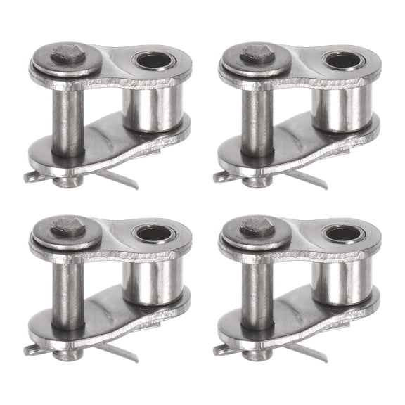 Uxcell 4Pack Chain Offset Half Link Roller 3/8" Pitch Stainless Steel for 06B Chain
