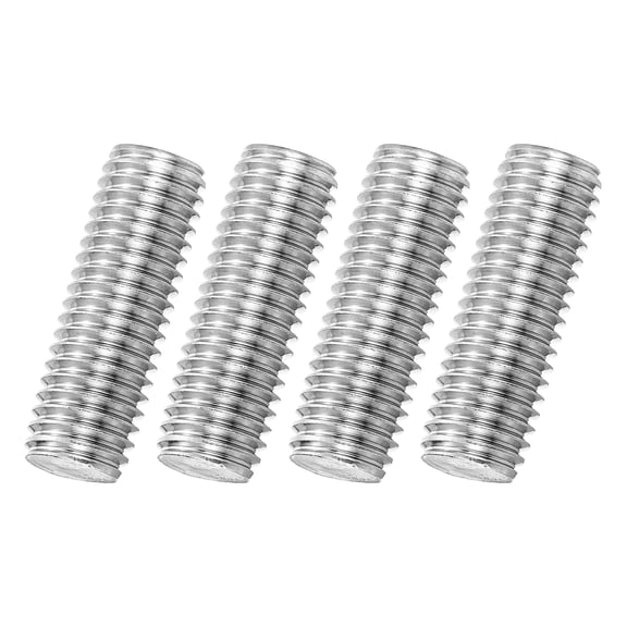 Uxcell 4Pack M12x35mm 316 Stainless Steel Fully All Threaded Rod Studs, 1.75mm Pitch