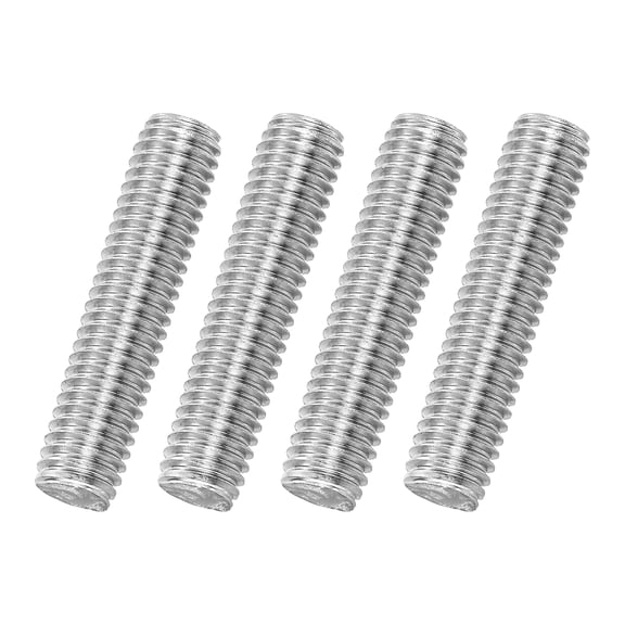 Uxcell 4Pack M8x35mm 316 Stainless Steel Fully All Threaded Rod Studs, 1.25mm Pitch