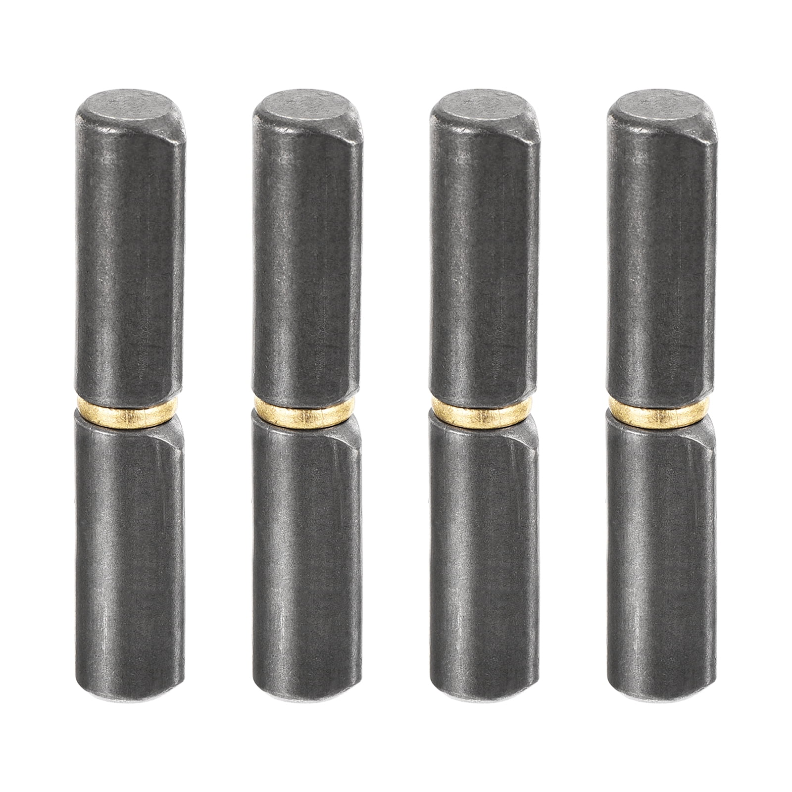 QUARKZMAN Schweißbare Fassscharniere 4er Set - Kohlenstoffstahl Für Metalltore & Anhängerrampen