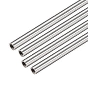 Uxcell 4Pcs 304 Stainless Steel Capillary Tube 2.2mm ID 3.2mm OD 30cm Long 0.5mm Wall 5.65mm ID 6.35mm OD