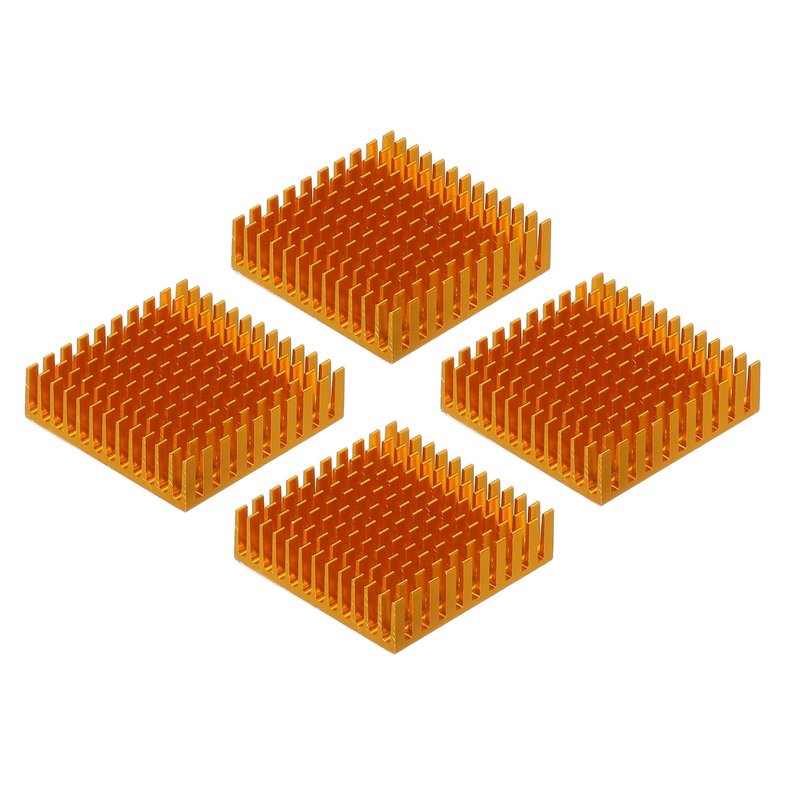 Sticker Transistor Uxcell 4Pcs 40x40x11mm Heatsink Aluminum Radiator With Fixed Sticker ...