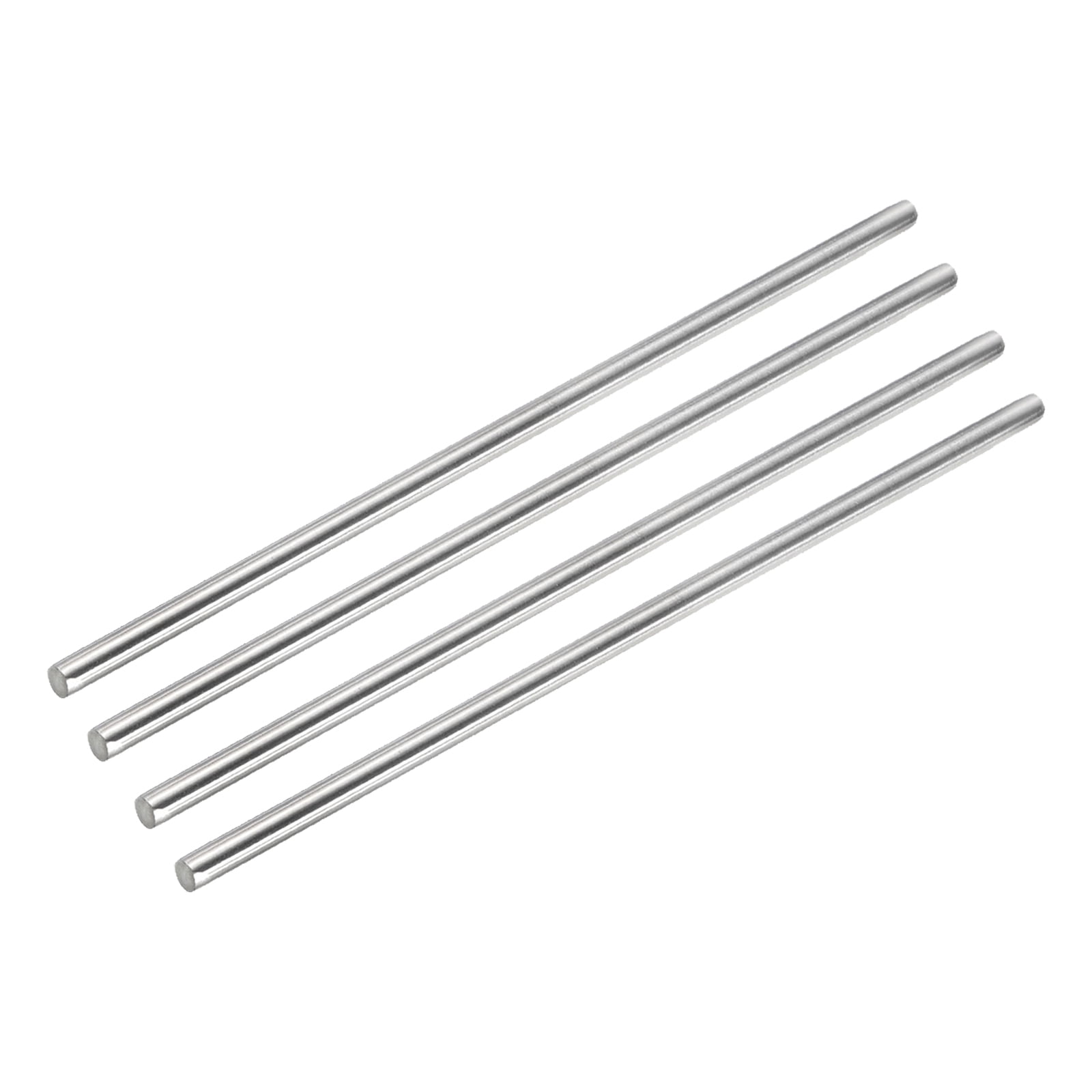 Uxcell 4Pcs 9.5mm x 400mm 304 Stainless Steel Rods, Round Metal Solid ...