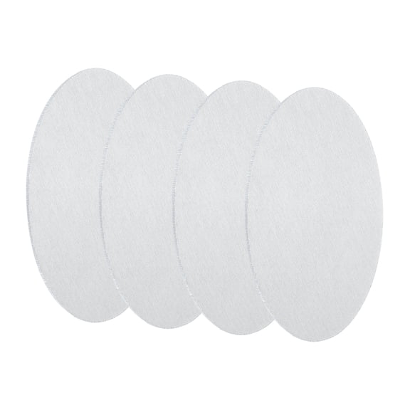 Uxcell 4Pcs Aluminum Disc, 2"(50mm) Diameter 0.02"(0.5mm) Thickness 1060 Aluminum Circle Plates Round Sheets for Metal Stamping