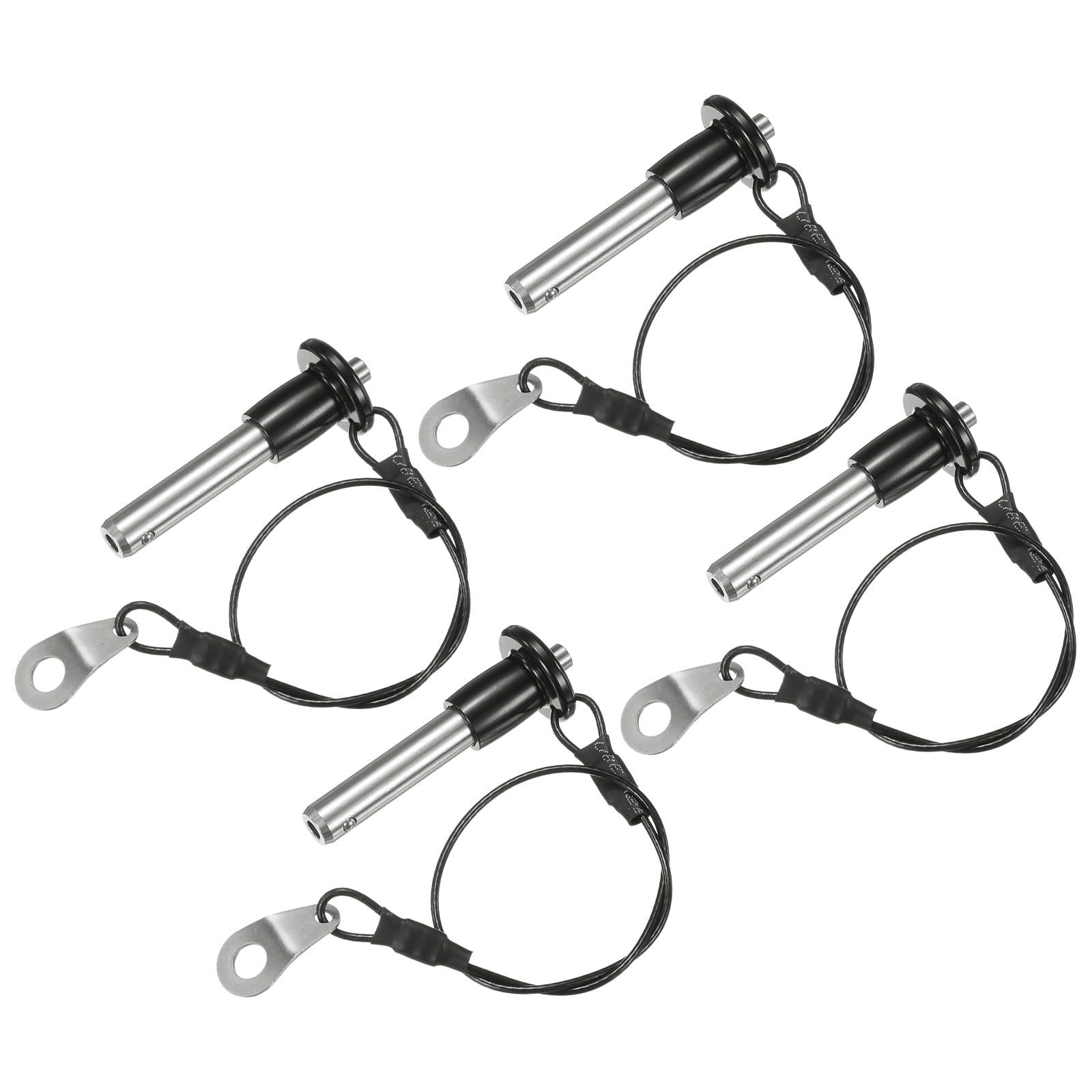 Uxcell 4Pcs Ball Locking Pins 8mm Dia 25mm Usage Length Button Handle Quick Release Pin