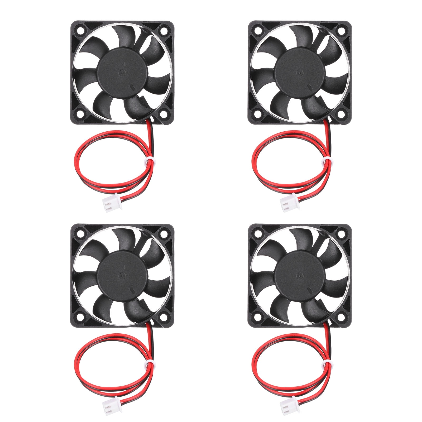 Uxcell 4Pcs DC 24V 5010 5012 3D Printer Cooling Fan, Mini Brushless Fan ...