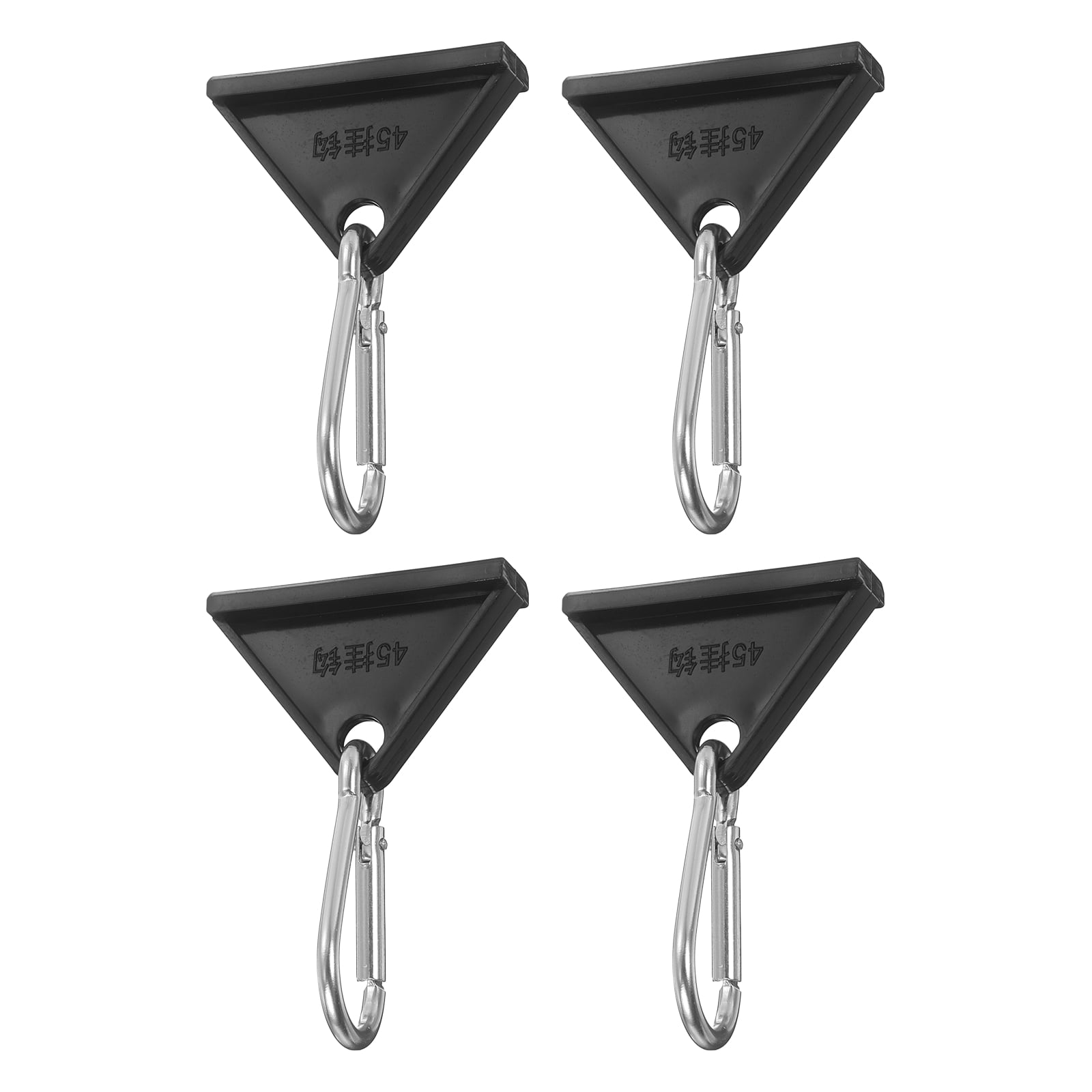 Moveable Hooks Uxcell 4Pcs Extrusion Sliding Hooks, Plastic Movable Hook with Spring ...