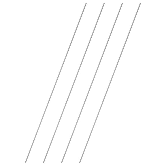 Uxcell 4Pcs Fully Threaded Rod, M2 x 0.4mm Pitch 304 Stainless Steel Right Hand Threads Studs, 300mm/4" Long Threaded Screw Rods Fasteners for Anchors Bolts Hangers Clamps U Bolts