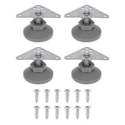 Uxcell 4Pcs Furniture Leveling Feet, Adjustable Metal Feet Levelers, Screw on Heavy Duty Table Leg Levelers with Triangular Plates for Sofa, Chair, Cabinet, Table41 x 20 x 44mm