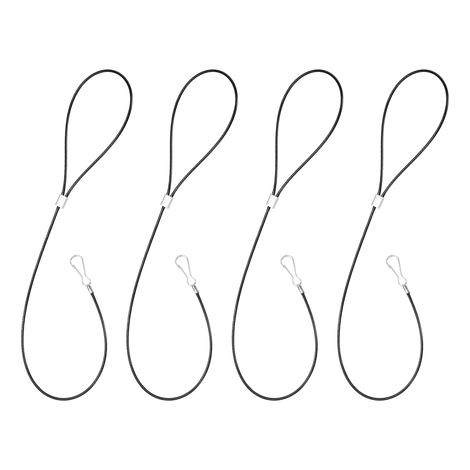 Uxcell 4Pcs Gate Latch Cable Pull, 11 Inch Stainless Steel Adjustable ...