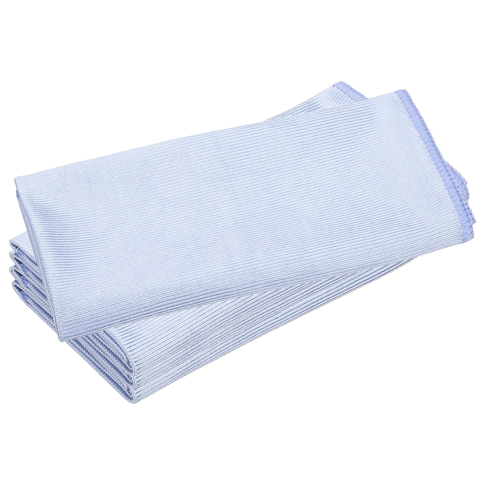 Uxcell 4Pcs Glass Polishing Cloth, 23.6x15.7" Microfiber Cleaning Cloths Lint & Streak Free Quickly Drying Towels for Glassware, Cars, Glasses, Phone Screens, Sunglasses, Purple