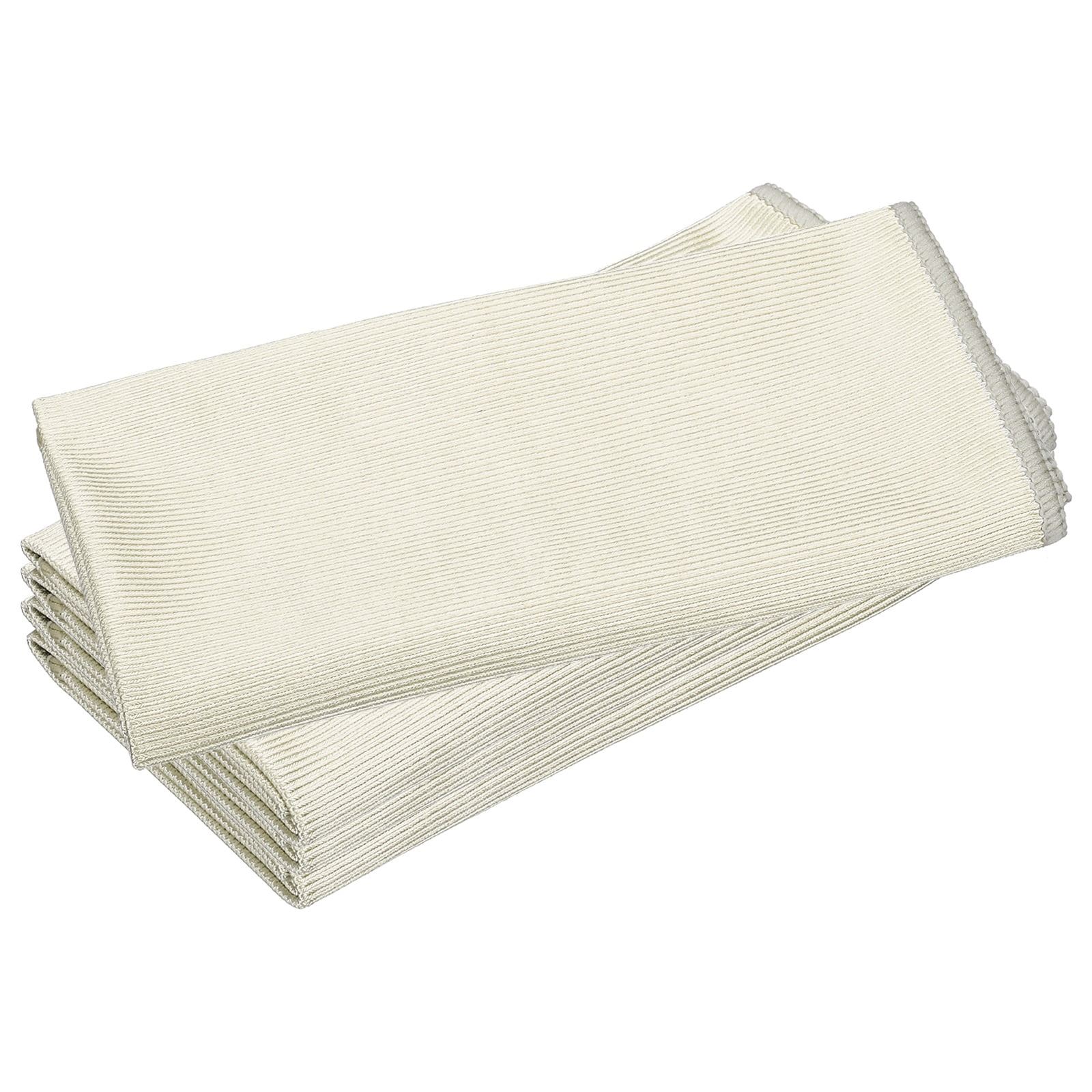 Uxcell 4Pcs Glass Polishing Cloth, 23.6x15.7" Microfiber Cleaning Cloths Lint & Streak Free Quickly Drying Towels for Glassware, Cars, Glasses, Phone Screens, Sunglasses, Brown
