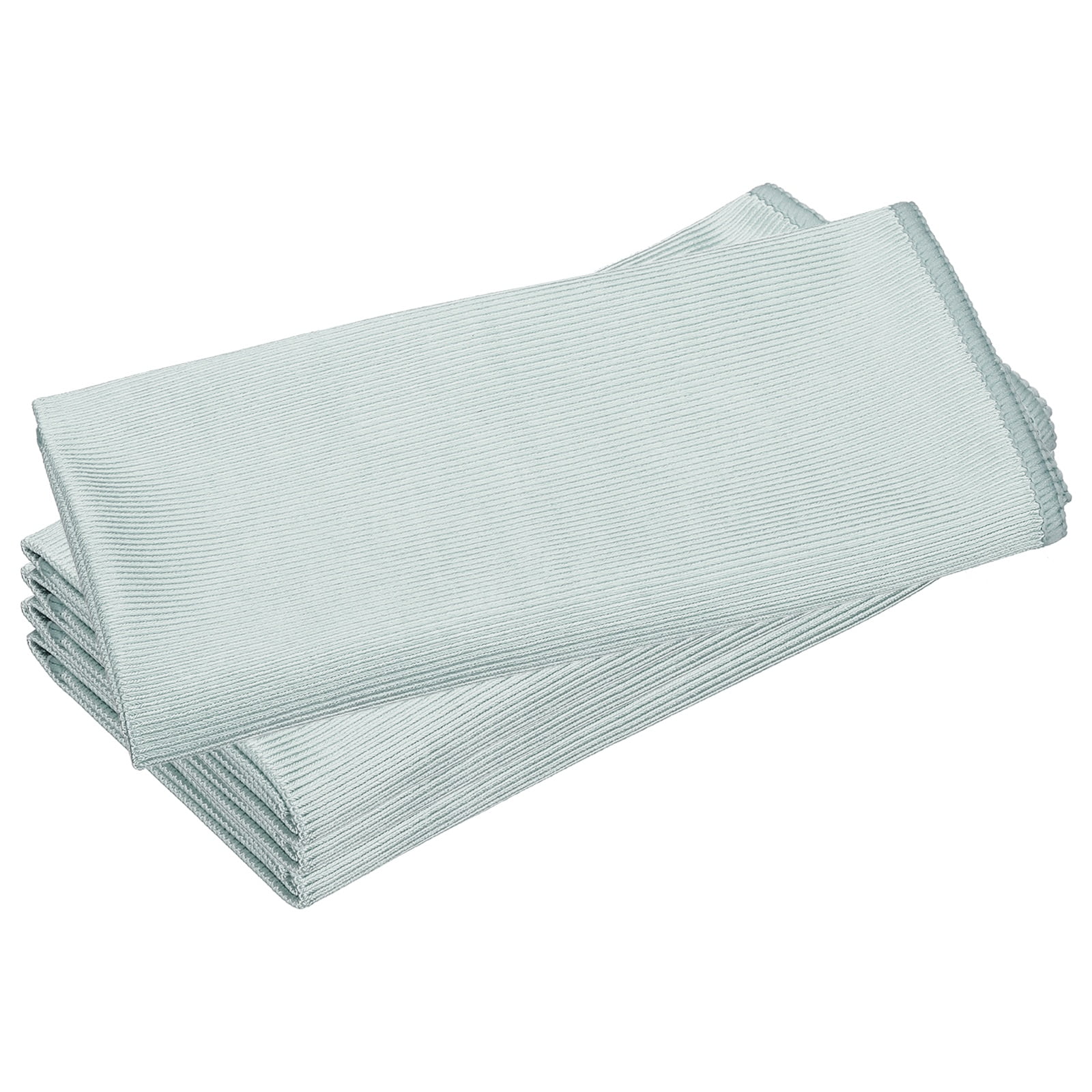 Uxcell 4Pcs Glass Polishing Cloth, 23.6x15.7" Microfiber Cleaning Cloths Lint & Streak Free Quickly Drying Towels for Glassware, Cars, Glasses, Phone Screens, Sunglasses, Gray