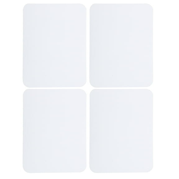 Uxcell 4Pcs Iron on Patches for Clothing Repair, Mending Fabric Repair Patch Cotton for Clothes Pants Bags, 5x4 Inch White