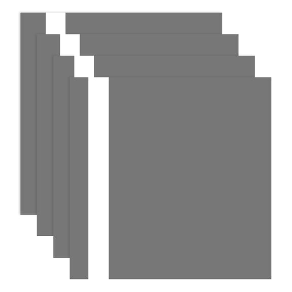 Uxcell 4Pcs Laser Engraving Sheet, 11.8x11.8" Double Color ABS Plastic Engraved Sheet Material for Plate Custom Craft Name Sign Badge Office Label DIY, Gray/White