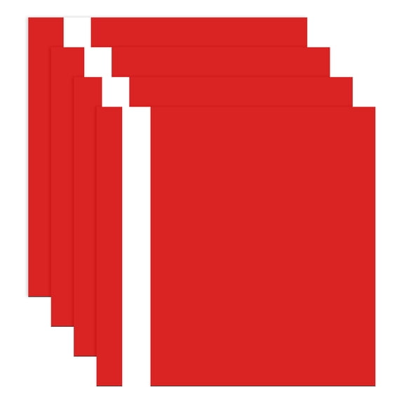 Uxcell 4Pcs Laser Engraving Sheet, 11.8x11.8" Double Color ABS Plastic Engraved Sheet Material for Plate Custom Craft Name Sign Badge Office Label DIY, Red/White