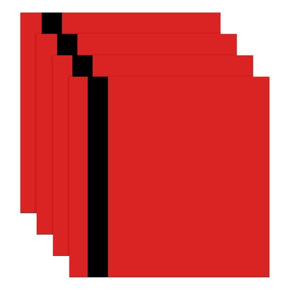 Uxcell 4Pcs Laser Engraving Sheet, 11.8x11.8" Double Color ABS Plastic Engraved Sheet Material for Plate Custom Craft Name Sign Badge Office Label DIY, Red/Black