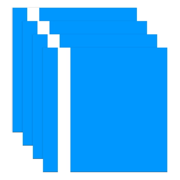 Uxcell 4Pcs Laser Engraving Sheet, 11.8x11.8" Double Color ABS Plastic Engraved Sheet Material for Plate Custom Craft Name Sign Badge Office Label DIY, Sky Blue/White