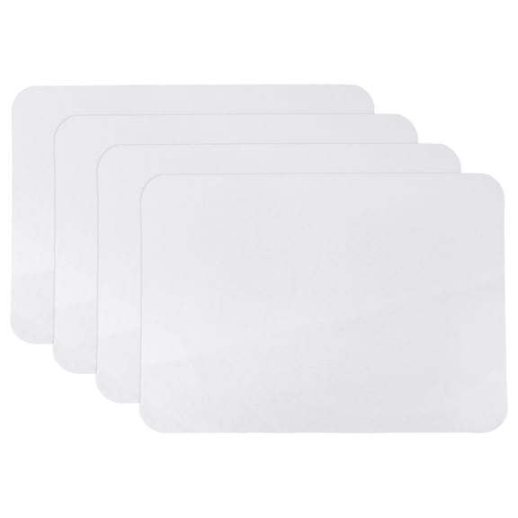 Uxcell Linen Fabric Patches Self-Adhesive Fine Linen Repair Tape for Linen Sofa Upholstery Furniture Pillow Clothing White 4Pcs