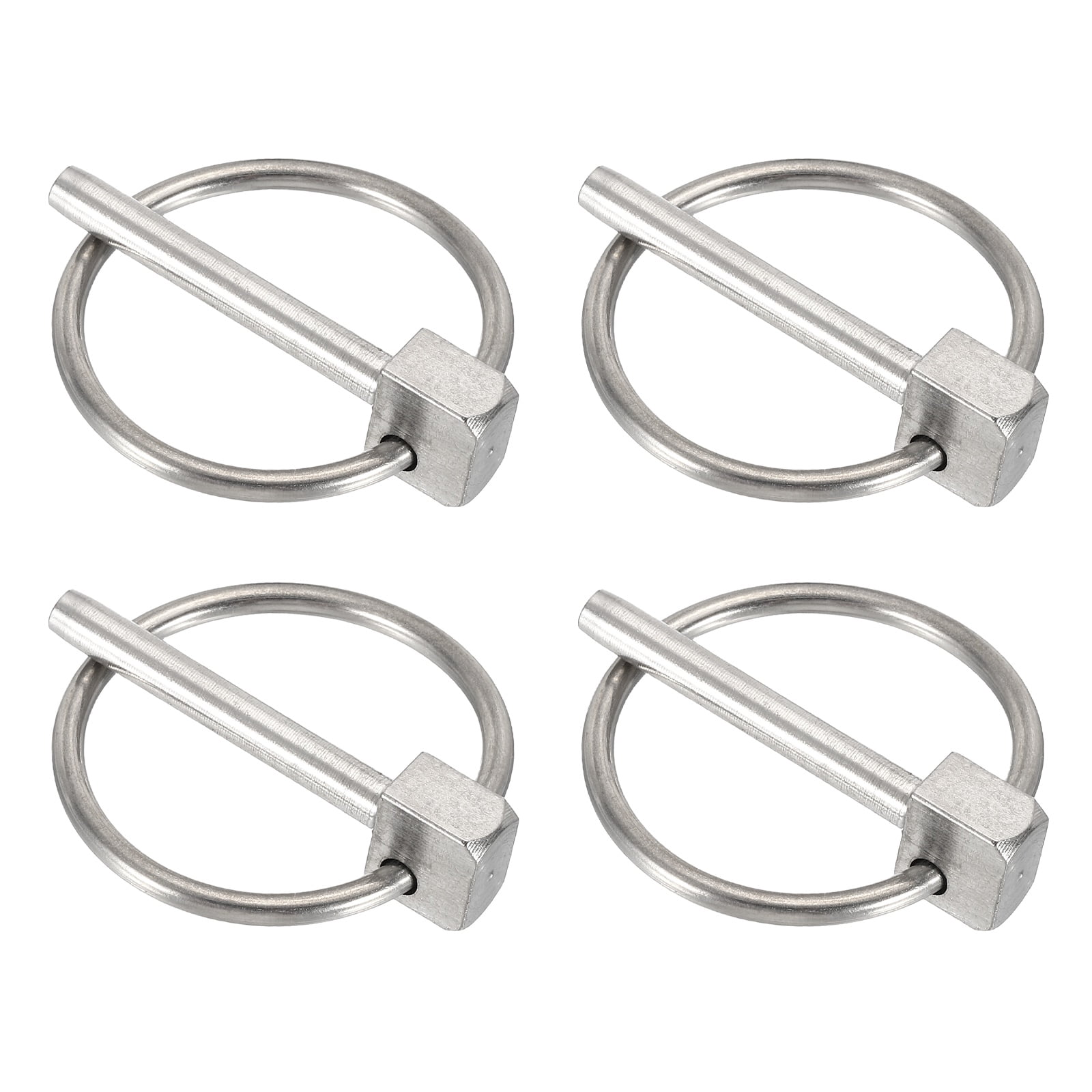 Lynch Pin Rigging Uxcell 4Pcs Lynch Pin with Ring (5/32
