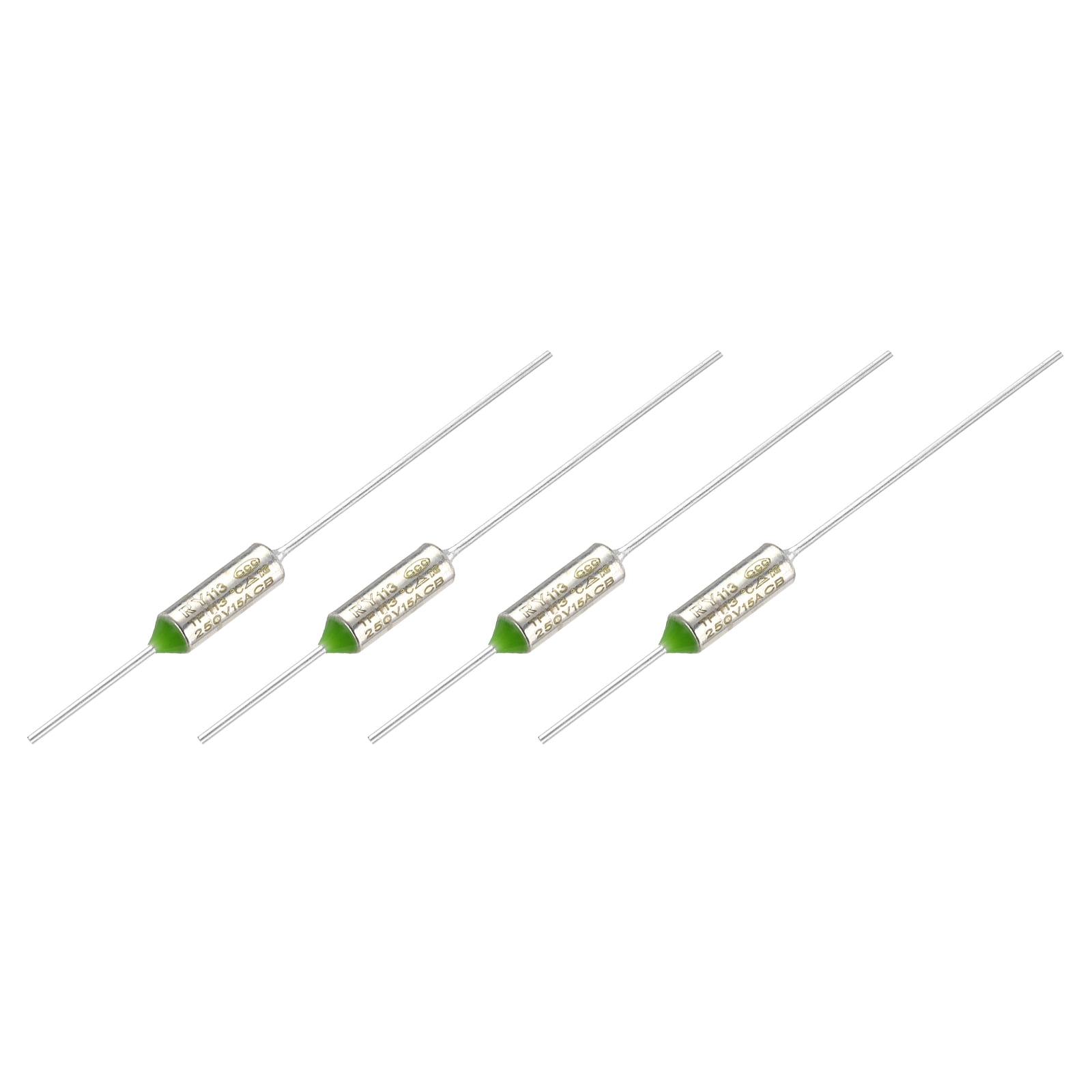 5 Fusibles Thermiques Ry113 113°C – 10A 250V – Pour Appareils électriques Et Moteurs – Protection Contre La Surchauffe