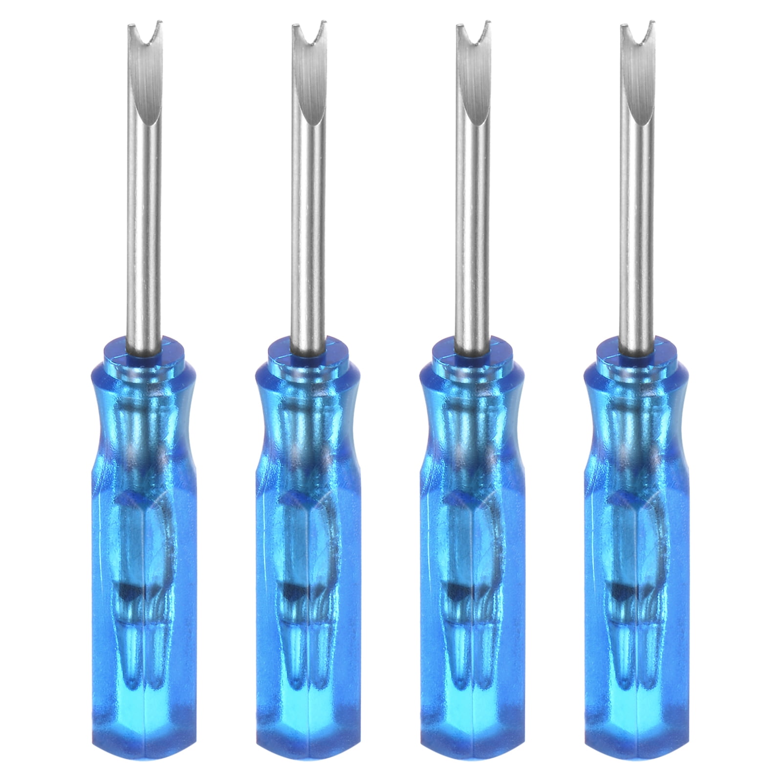 Uxcell 4Pcs Mini V-shape Screwdriver V2 Magnetic V Head 45mm