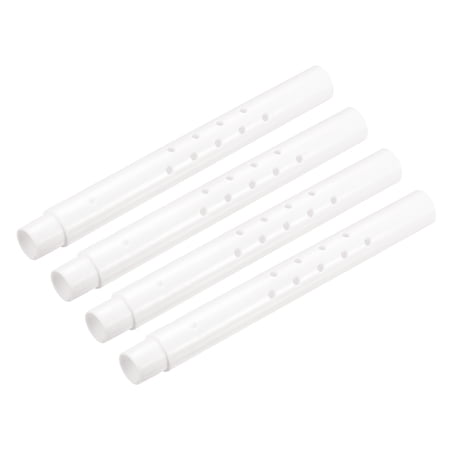 Uxcell 4Pcs Rigid Round Tubing, 5/8" ID x 3/4" OD, Aquarium Intake Outflow Tube Pipe Aquarium External