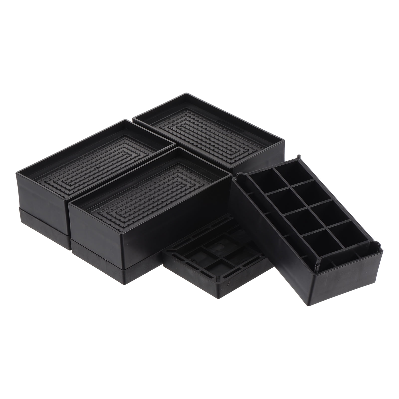 Uxcell 4Pcs Rectangle Bed Risers, 1.6