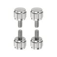thumbnail image 1 of Uxcell 4Pcs Round Flat Head Knurled Thumb M2.5x5mm Hand Clamping Threaded Screws Knob Bolts for Calipers, 1 of 5