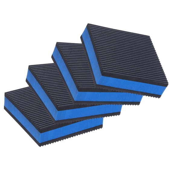 Uxcell 4Pcs Rubber Anti Vibration Pads, 3 x 3 x 7/8 inch Heavy EVA Center Isolation Mats